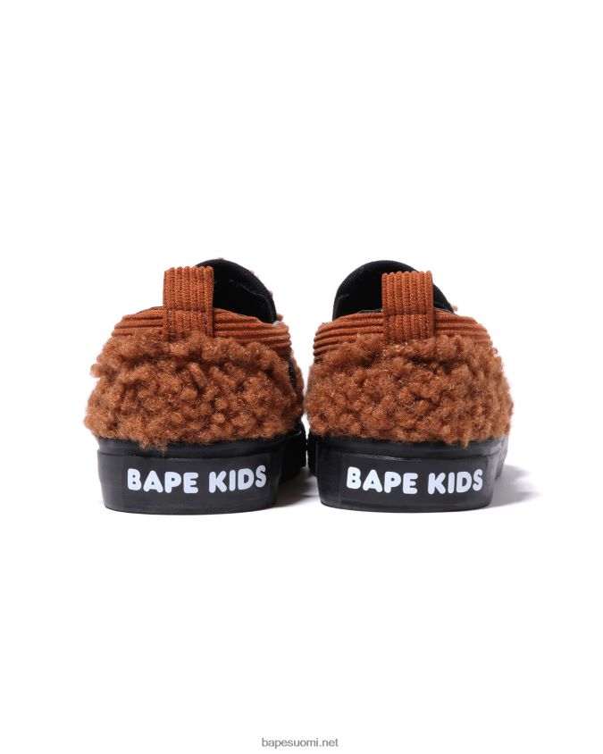 ruskea lapset A Bathing Ape baby milo boa -housut 8HT2D81522