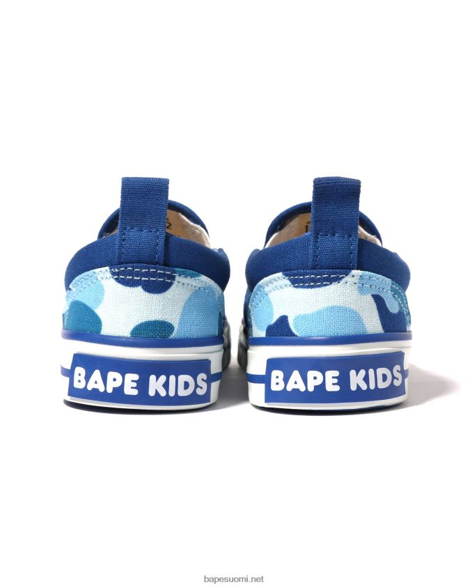 sininen lapset A Bathing Ape abc camo head patch slip ons 8HT2D81617