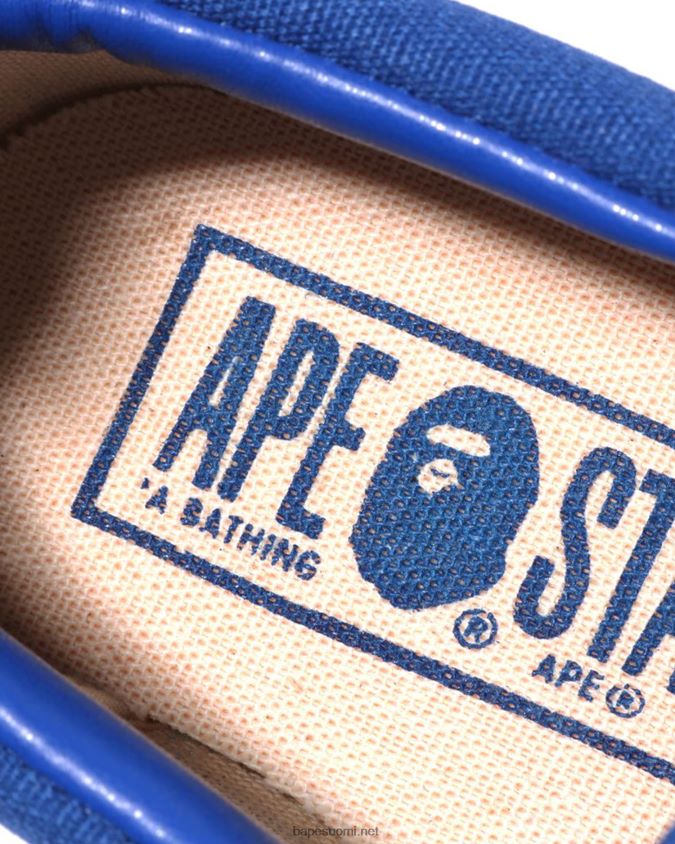 sininen lapset A Bathing Ape abc camo head patch slip ons 8HT2D81617