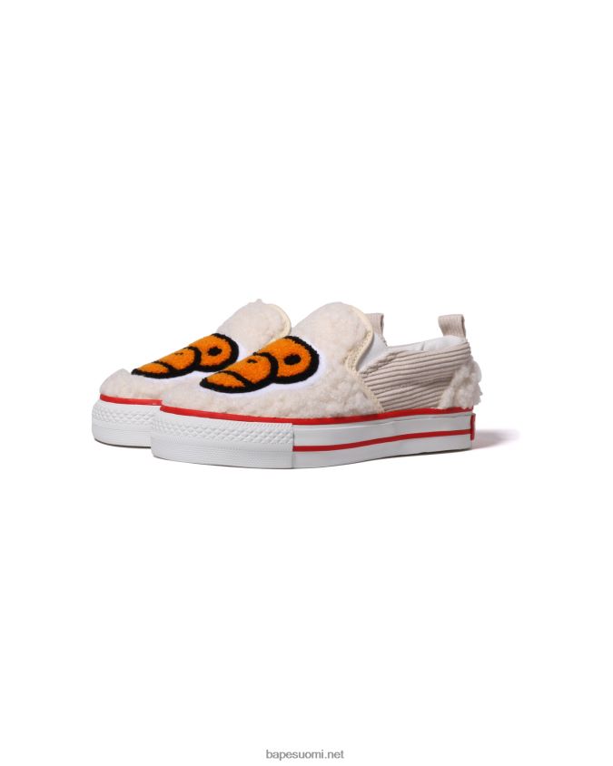 valkoinen lapset A Bathing Ape baby milo boa -housut 8HT2D81523