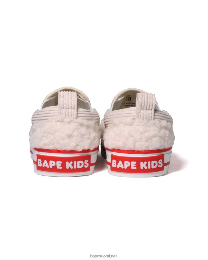 valkoinen lapset A Bathing Ape baby milo boa -housut 8HT2D81523