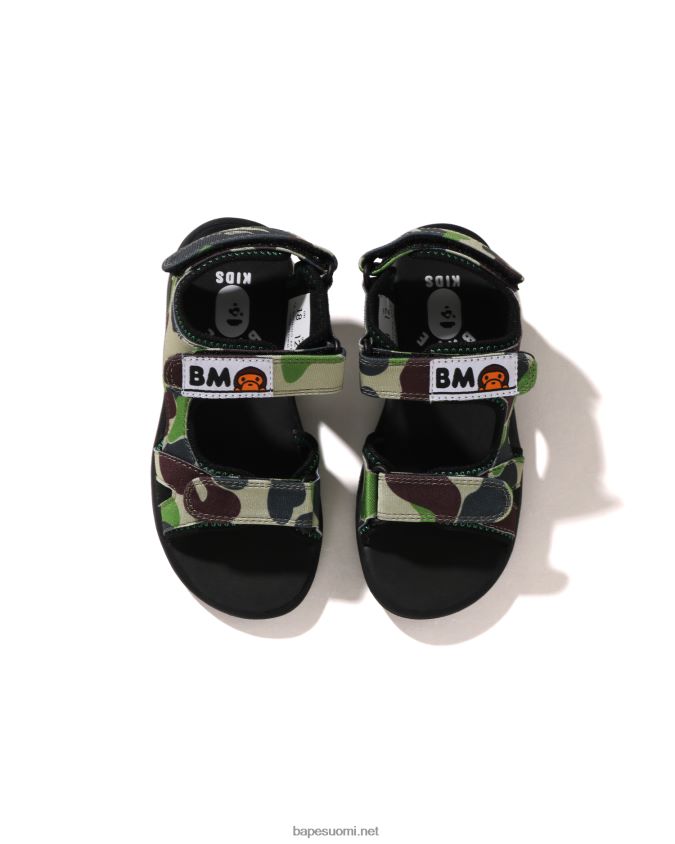 armeijan vihreä lapset A Bathing Ape abc baby milo sandaalit 8HT2D81267