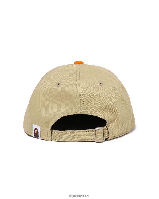 beige lapset A Bathing Ape pää b patch cap 8HT2D81435
