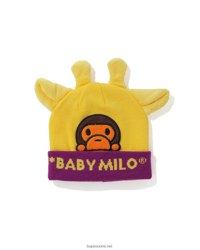 keltainen lapset A Bathing Ape baby milo ystävät boa cap 8HT2D81764
