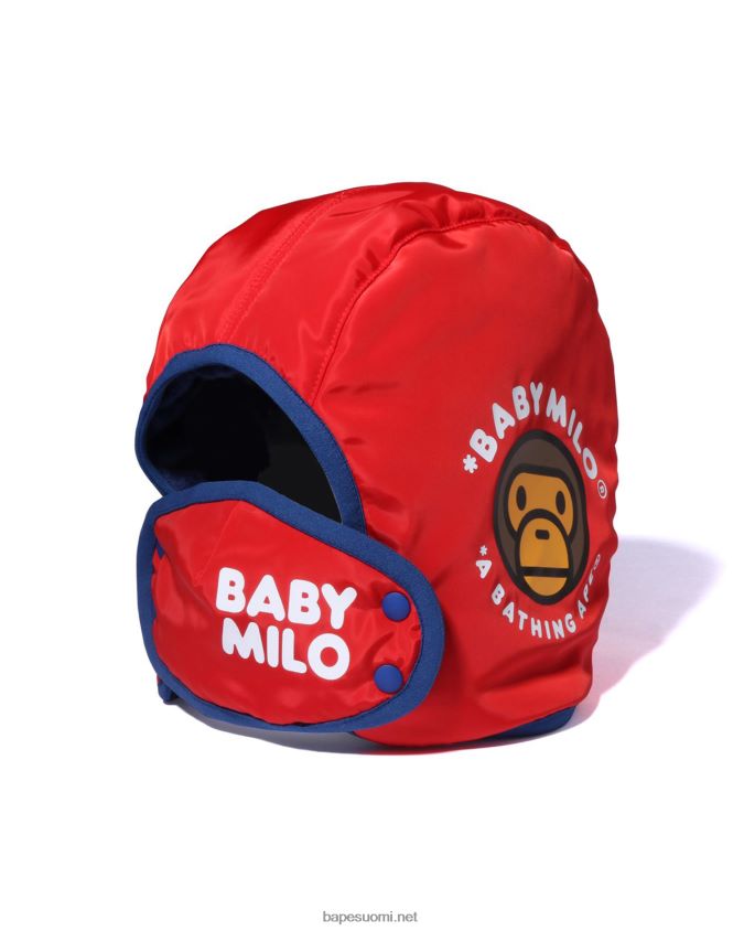 kirkkaan punainen lapset A Bathing Ape baby milo kilpa-lippis 8HT2D81715