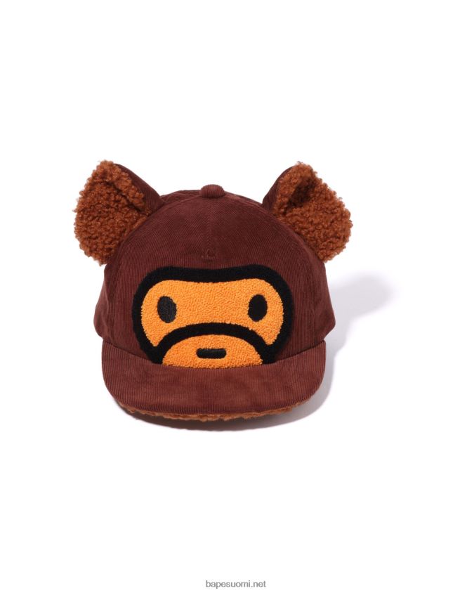 ruskea lapset A Bathing Ape baby milo karhun korvakorkki 8HT2D81489