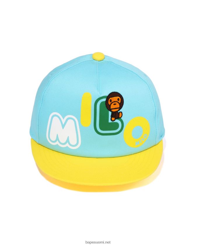 vaaleansininen lapset A Bathing Ape baby milo font cap 8HT2D81344