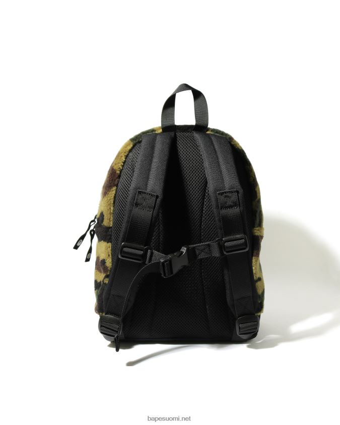 armeijan vihreä lapset A Bathing Ape Ensimmäinen camo boa shark -päiväreppu 8HT2D81797