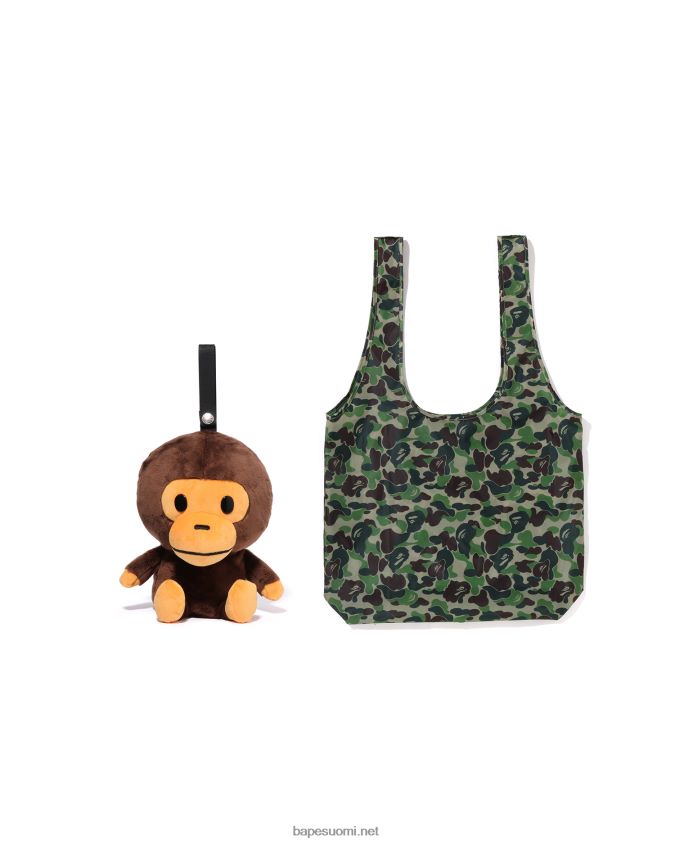 ruskea lapset A Bathing Ape Milo pehmo nukke ekolaukku 8HT2D81275