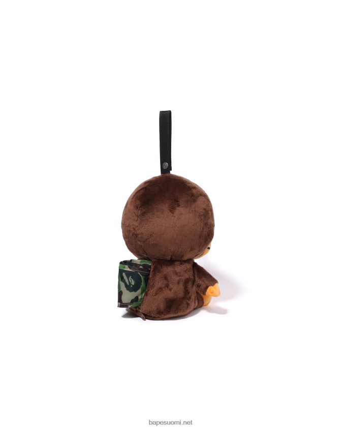 ruskea lapset A Bathing Ape Milo pehmo nukke ekolaukku 8HT2D81275