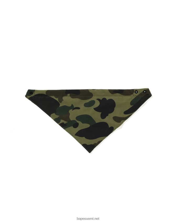 armeijan vihreä lapset A Bathing Ape 1. camo bandana ruokalappu 8HT2D81631