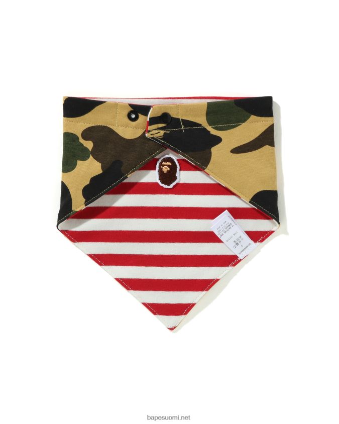 keltainen lapset A Bathing Ape 1. camo bandana ruokalappu 8HT2D81632