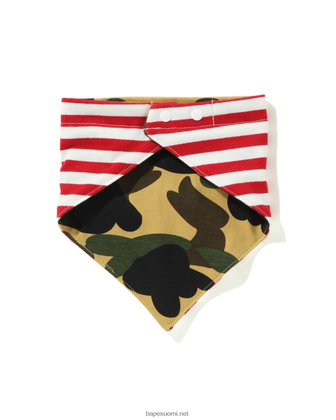 keltainen lapset A Bathing Ape 1. camo bandana ruokalappu 8HT2D81632