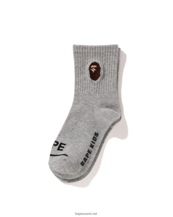 harmaa lapset A Bathing Ape pään uurretut sukat 8HT2D81679