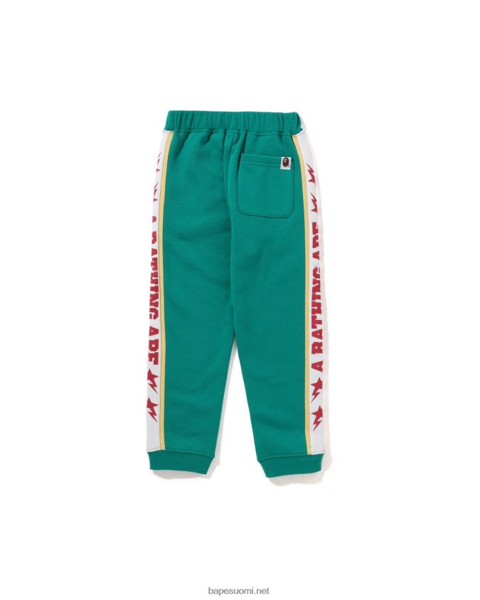 Minttu lapset A Bathing Ape väriset collegehousut 8HT2D81578