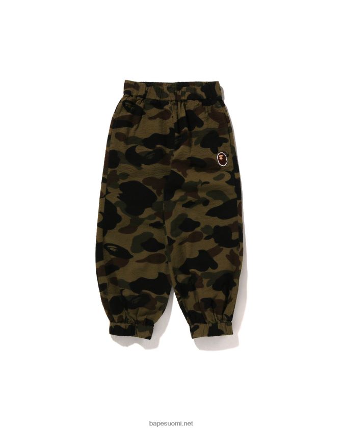armeijan vihreä lapset A Bathing Ape 1. camo ilmapallohousut 8HT2D81396