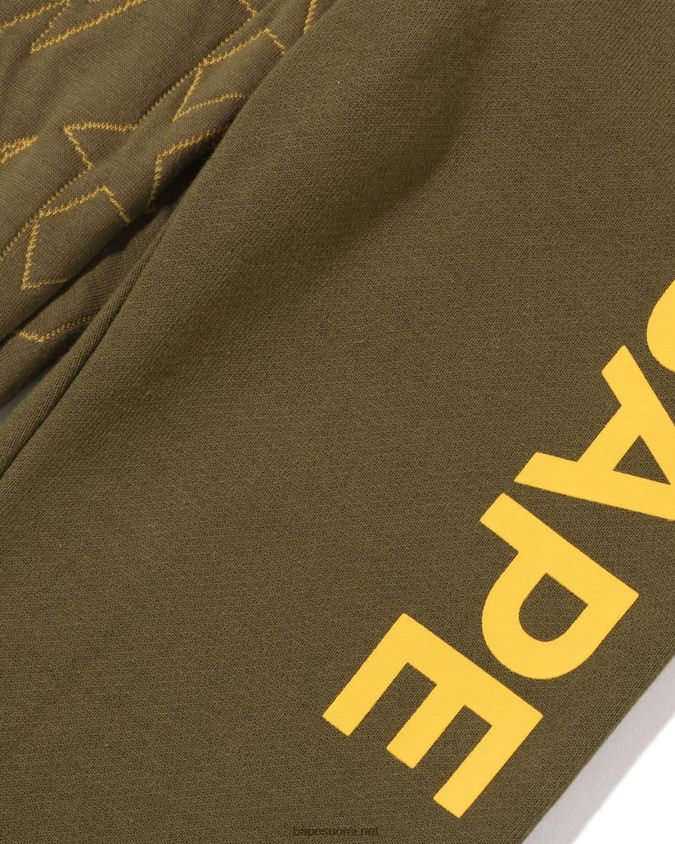 armeijan vihreä lapset A Bathing Ape sta tilkkuhousut 8HT2D81541