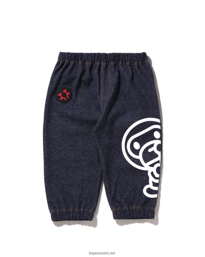 denim lapset A Bathing Ape baby milo vauvan housut 8HT2D81627