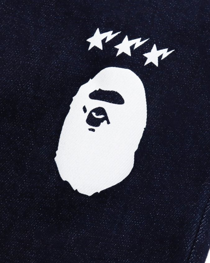 denim lapset A Bathing Ape multiprintti farkkuhousut 8HT2D81765