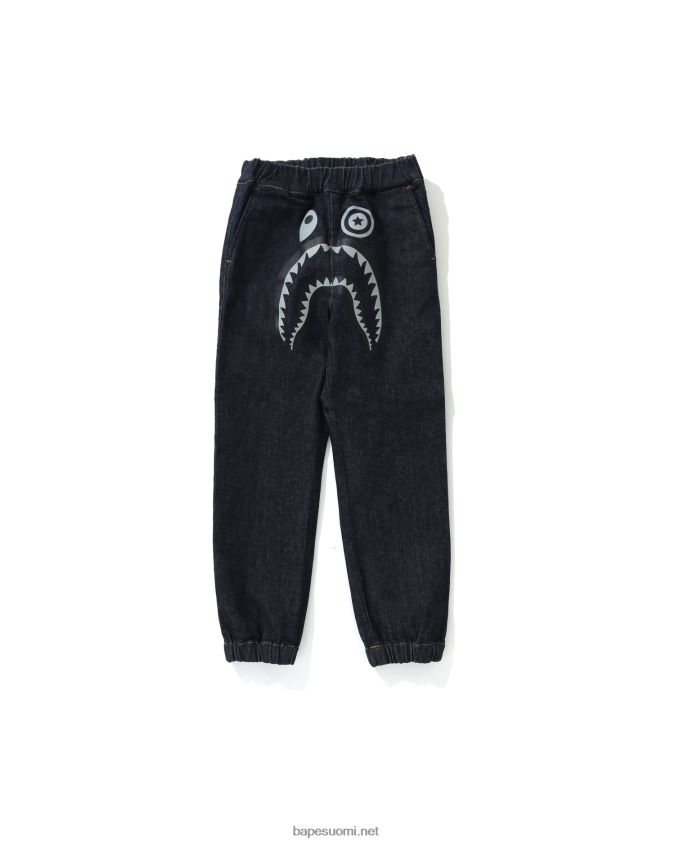 denim lapset A Bathing Ape shark denim lenkkeilyhousut 8HT2D81794