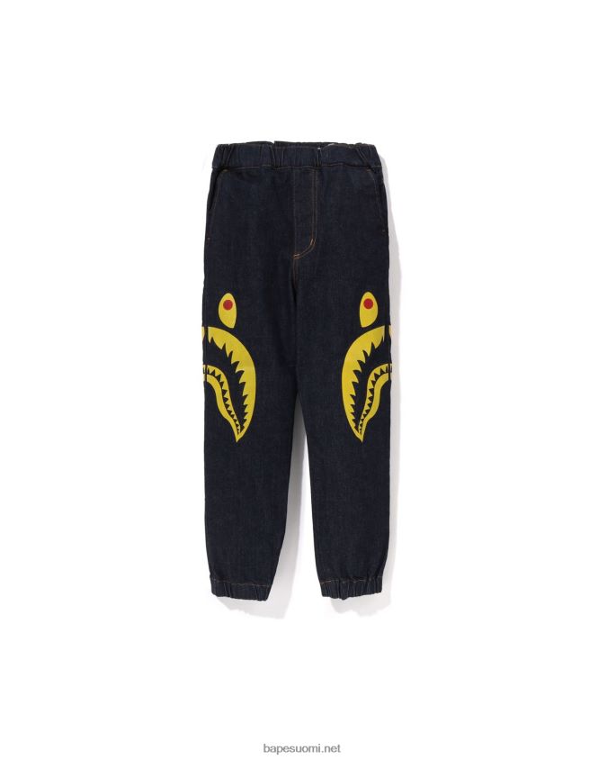 denim lapset A Bathing Ape sivuhai jogger farkkuhousut 8HT2D81405