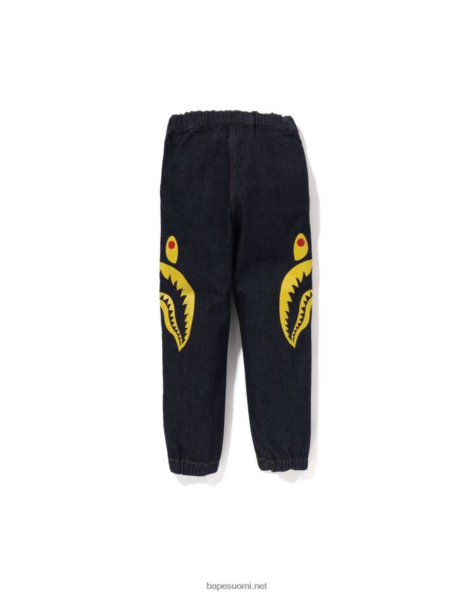 denim lapset A Bathing Ape sivuhai jogger farkkuhousut 8HT2D81405
