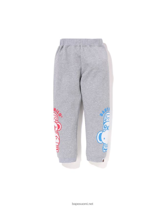 harmaa lapset A Bathing Ape baby milo ystävät hikihousut 8HT2D81421