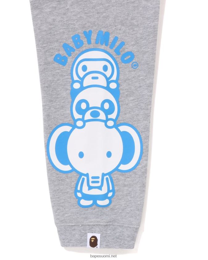harmaa lapset A Bathing Ape baby milo ystävät hikihousut 8HT2D81421