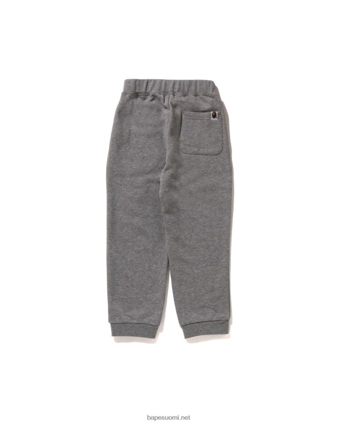 harmaa lapset A Bathing Ape patch collegehousut 8HT2D81428