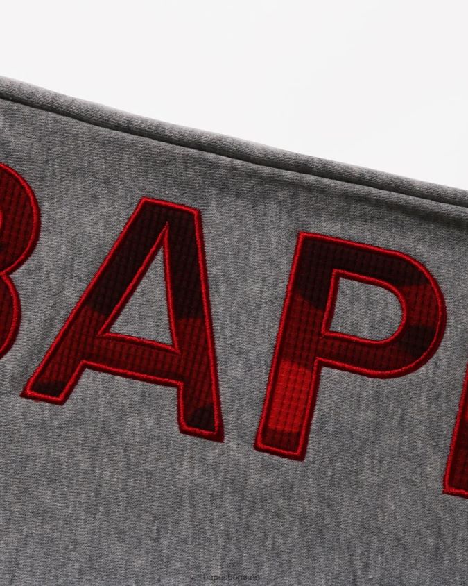 harmaa lapset A Bathing Ape patch collegehousut 8HT2D81428