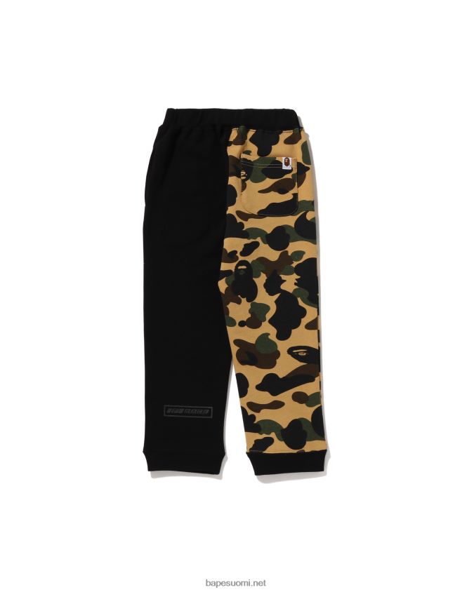 keltainen lapset A Bathing Ape 1. camo -joukkueen tunnuskuvioiset collegehousut 8HT2D81653