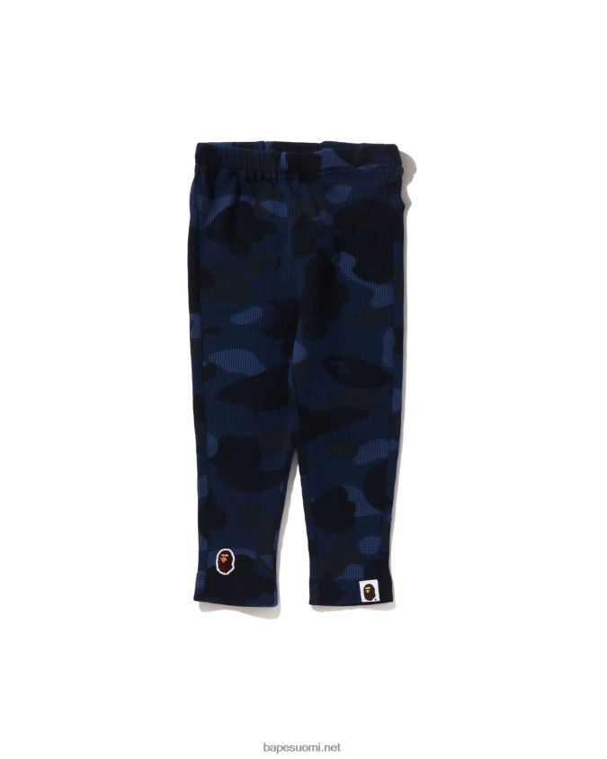 laivastonsininen lapset A Bathing Ape väri camo lämpöhousut 8HT2D81424