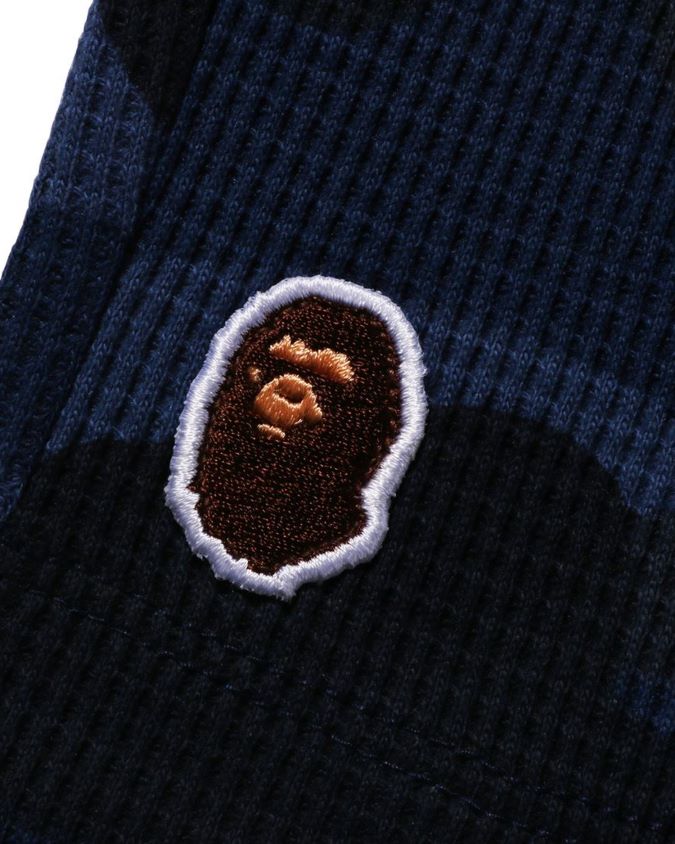 laivastonsininen lapset A Bathing Ape väri camo lämpöhousut 8HT2D81424