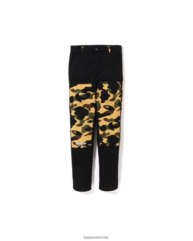 musta lapset A Bathing Ape 1st camo painter pants jr 8HT2D81498