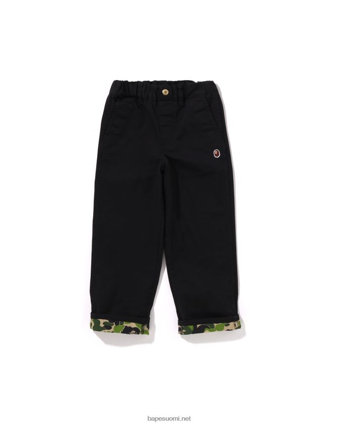 musta lapset A Bathing Ape abc camo resorit housut 8HT2D81672