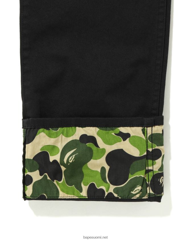 musta lapset A Bathing Ape abc camo resorit housut 8HT2D81672