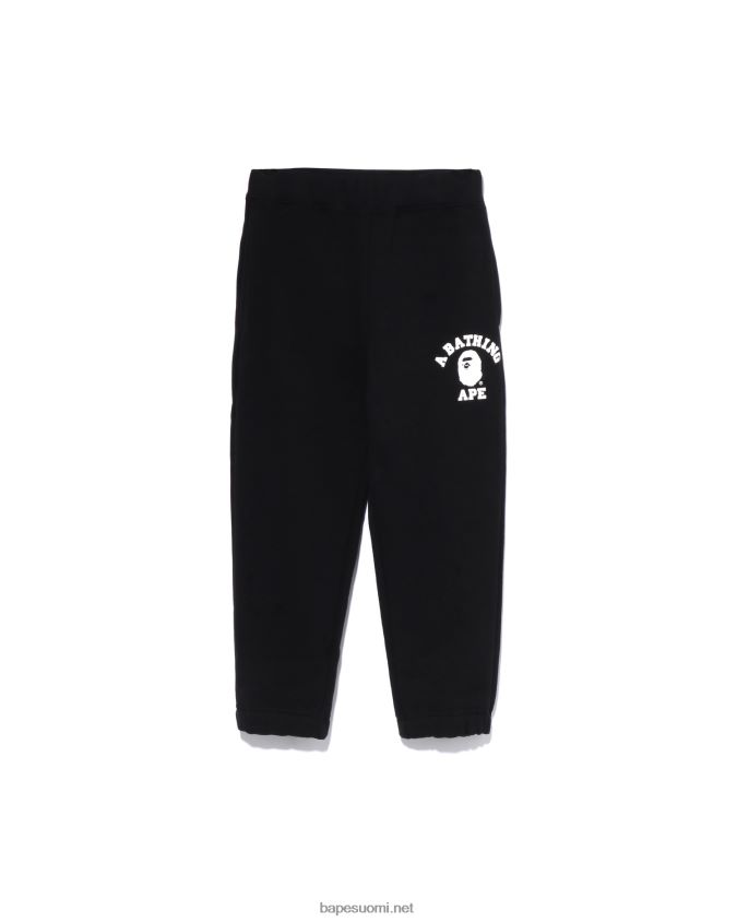 musta lapset A Bathing Ape college collegehousut 8HT2D81444
