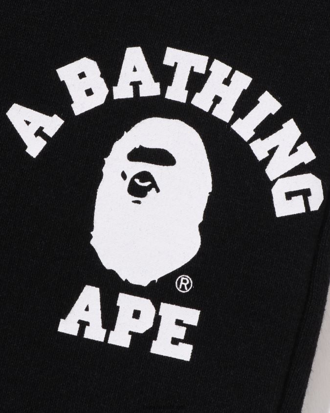 musta lapset A Bathing Ape college collegehousut 8HT2D81444
