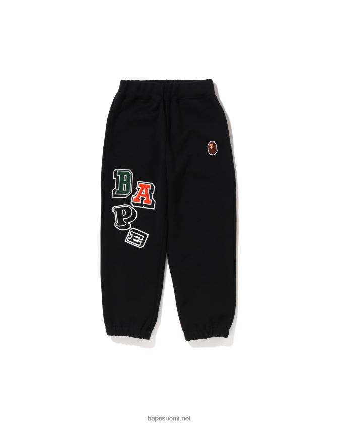musta lapset A Bathing Ape monen fontin housut 8HT2D81684
