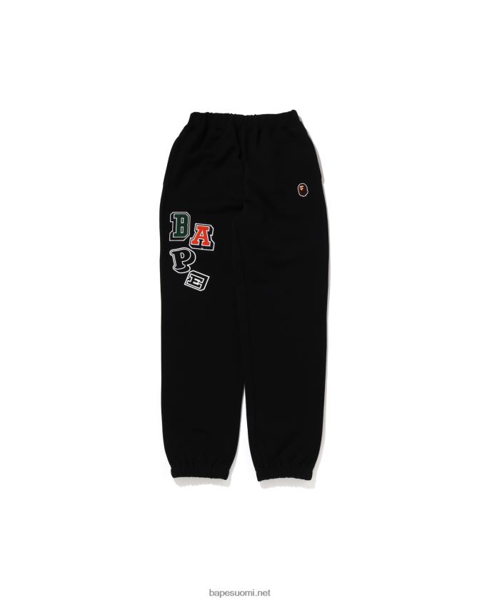 musta lapset A Bathing Ape multi fonts collegehousut jr 8HT2D81676