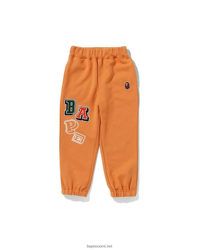oranssi lapset A Bathing Ape monen fontin housut 8HT2D81686