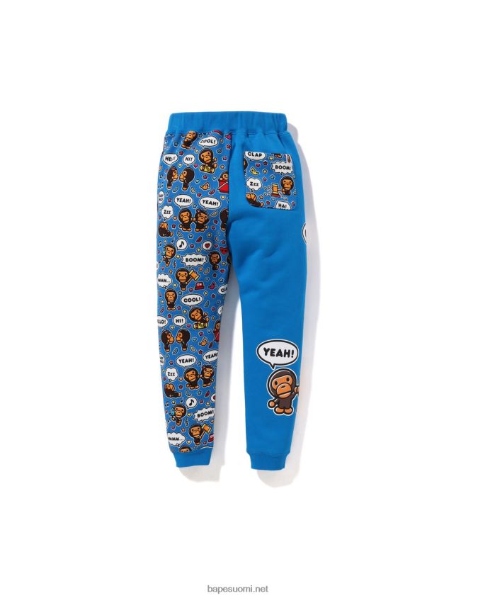 sininen lapset A Bathing Ape baby milo puheilmapallo ohuet housut 8HT2D81476