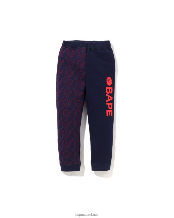 sininen lapset A Bathing Ape sta tilkkuhousut 8HT2D81543