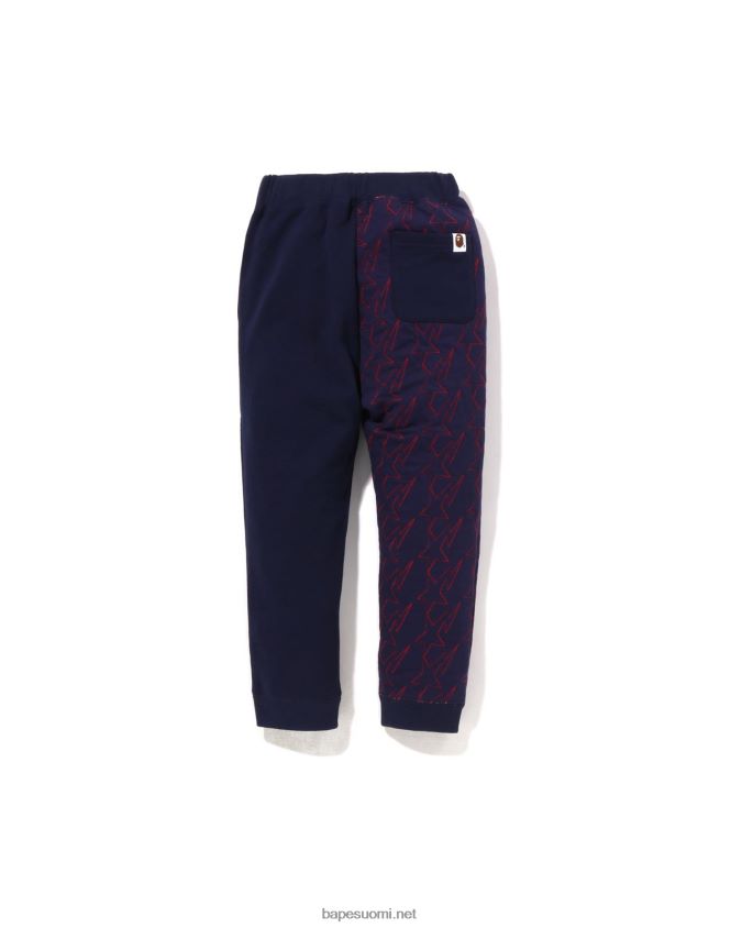 sininen lapset A Bathing Ape sta tilkkuhousut 8HT2D81543