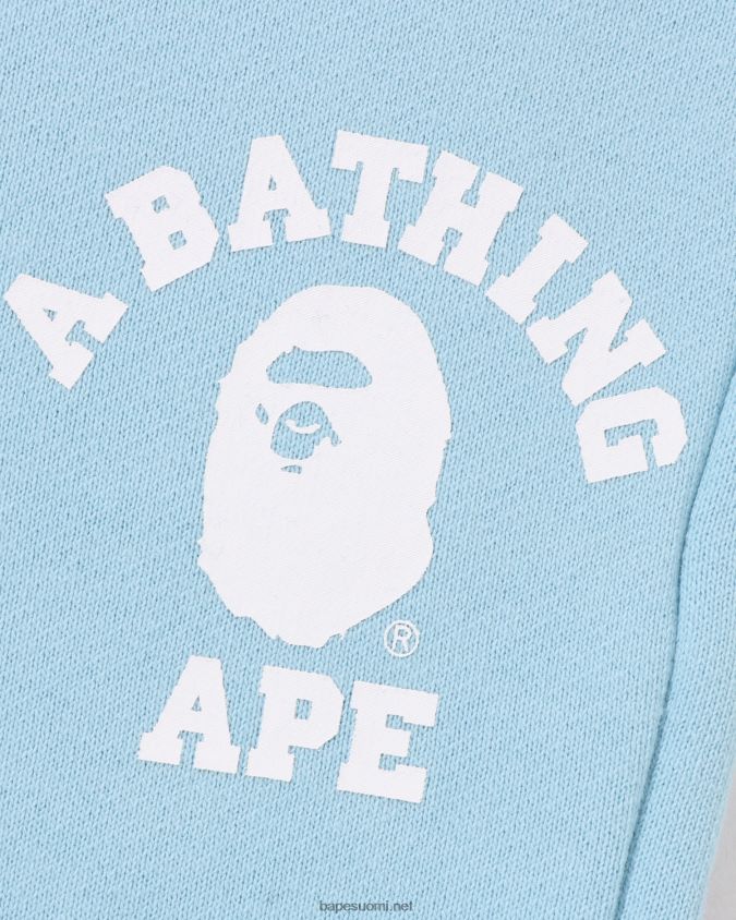 vaaleansininen lapset A Bathing Ape college collegehousut 8HT2D81445