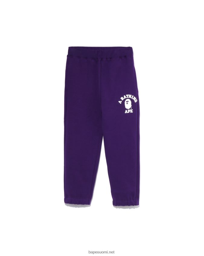violetti lapset A Bathing Ape college collegehousut 8HT2D81446