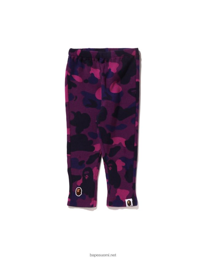 violetti lapset A Bathing Ape väri camo lämpöhousut 8HT2D81425