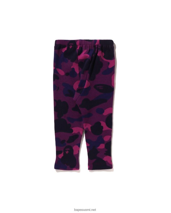 violetti lapset A Bathing Ape väri camo lämpöhousut 8HT2D81425