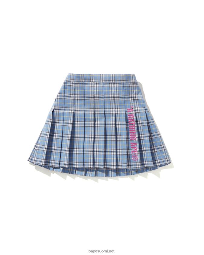 sininen lapset A Bathing Ape check laskoshame jr 8HT2D81696