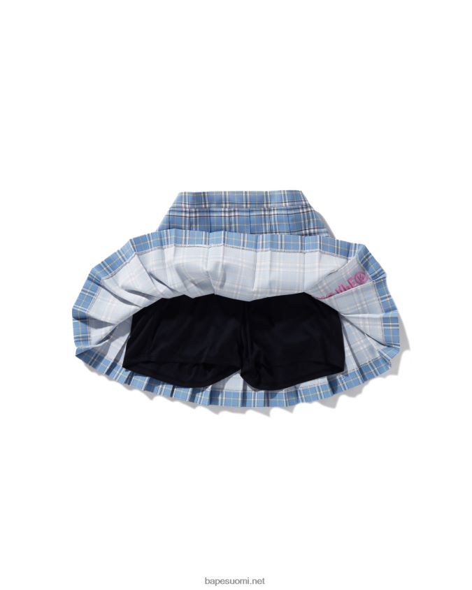 sininen lapset A Bathing Ape check laskoshame jr 8HT2D81696